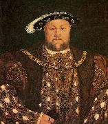 Lucas Horenbout Henry VIII oil on canvas